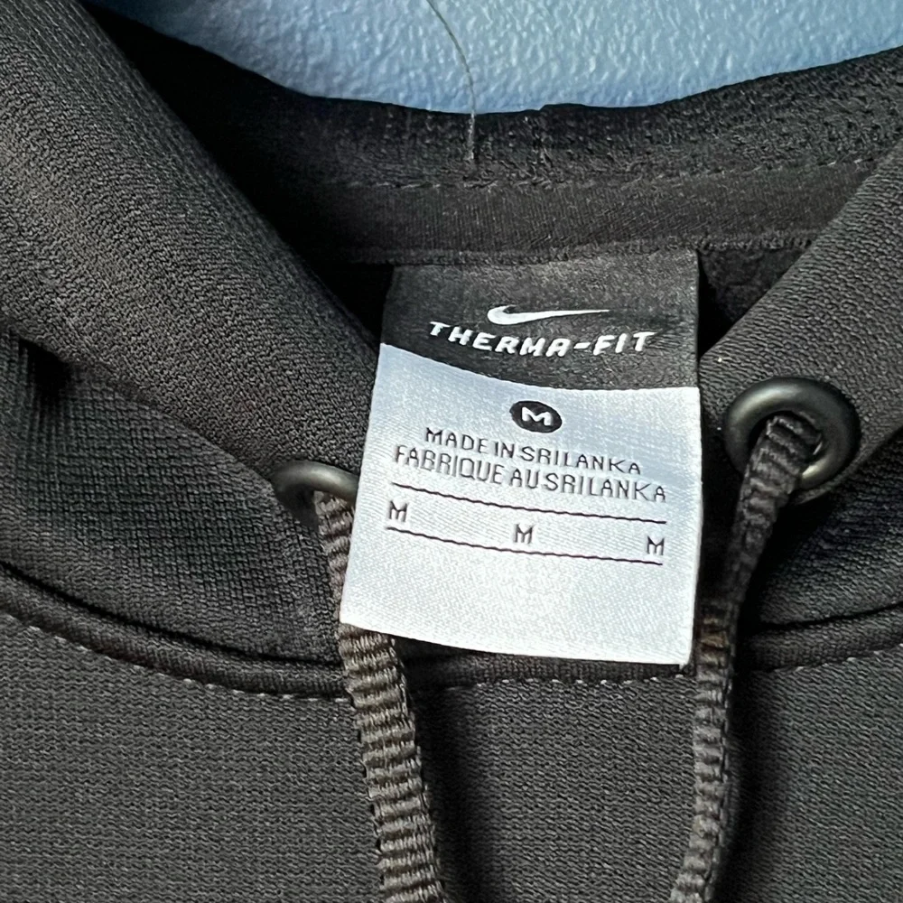 Womens Black and Gold Nike Dri-Fit Hoodie Size Medium - Picture 3 of 5